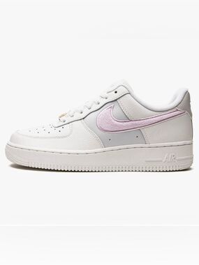 Nike Air Force 1 White and Pink Sneakers leather sneakers size 9.5